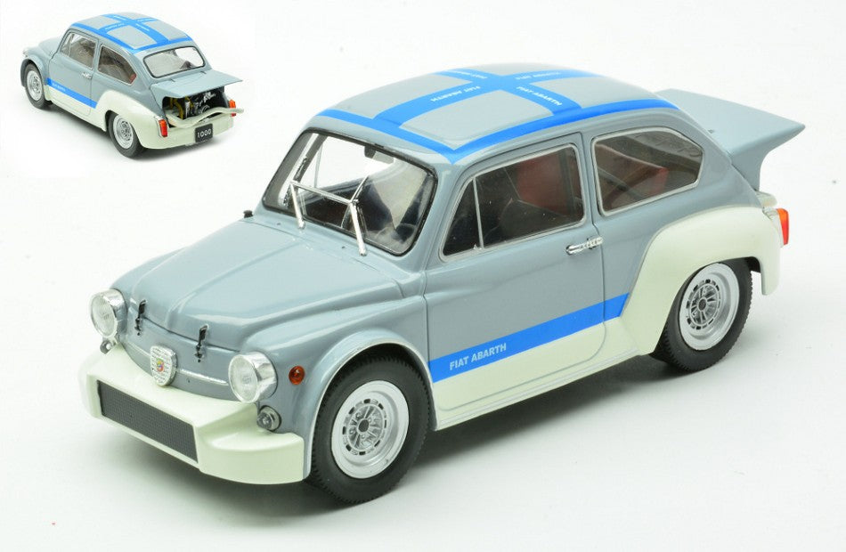 Fiat Abarth 1000 GR.2 1970 Grey/blue – Whitebox 1:24