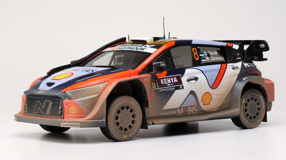 Hyundai I20 N N.8 Rally1 Safari Kenya 2025 Tanak-Jarveoja 1:18 – Ixo Model