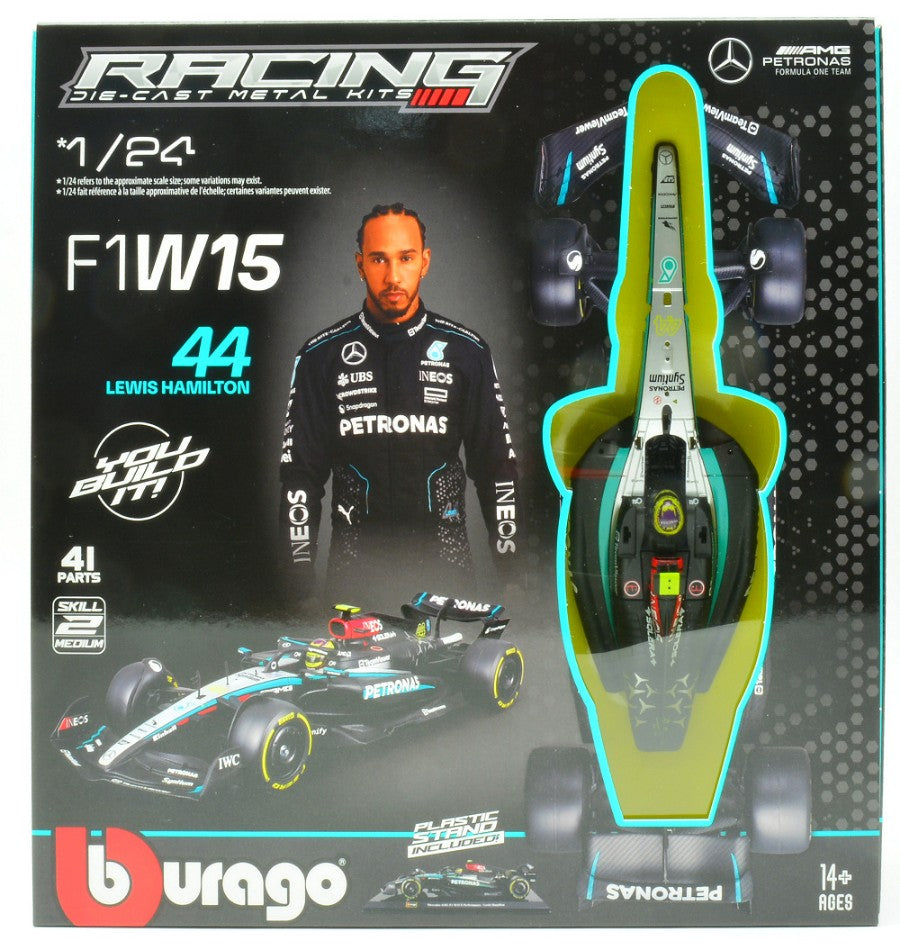 Mercedes W15 N.44 Lewis Hamilton 2024 Kit – Bburago 1:24
