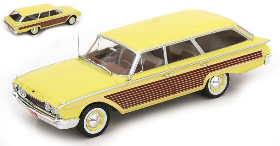 Ford Ltd Country Squire 1960 Light Yellow – ModelCarGroup 1:18