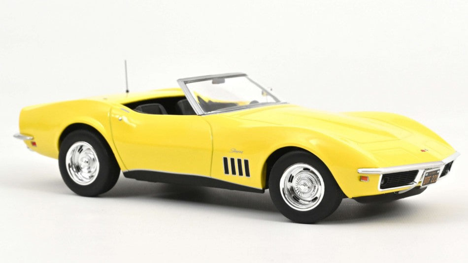 Chevrolet Corvette Convertible 1969 Daytona Yellow – Norev 1:18