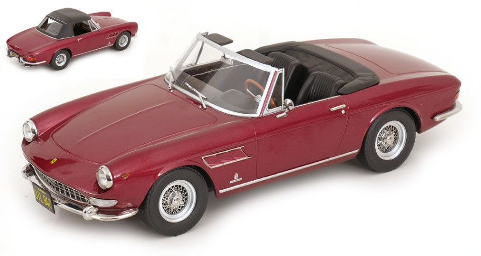 Ferrari 275 GTS Pininfarina Spyder 1964 Steve Mc Queen Redmetallic – KK Scale 1:18