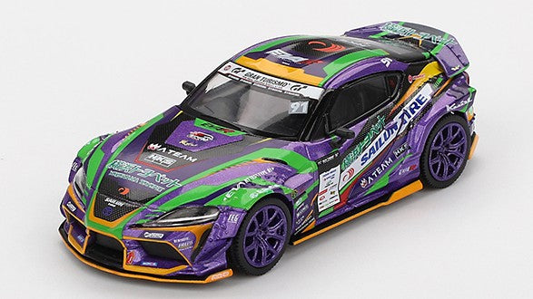Toyota Gr Supra Kuhl D1GP Evangelion Racing 2021 – Mini GT 1:64