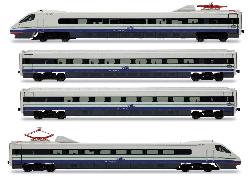 Cisalpino Etr 470 Original Livery 4-UNIT Pack Ep.v – Rivarossi 1:87