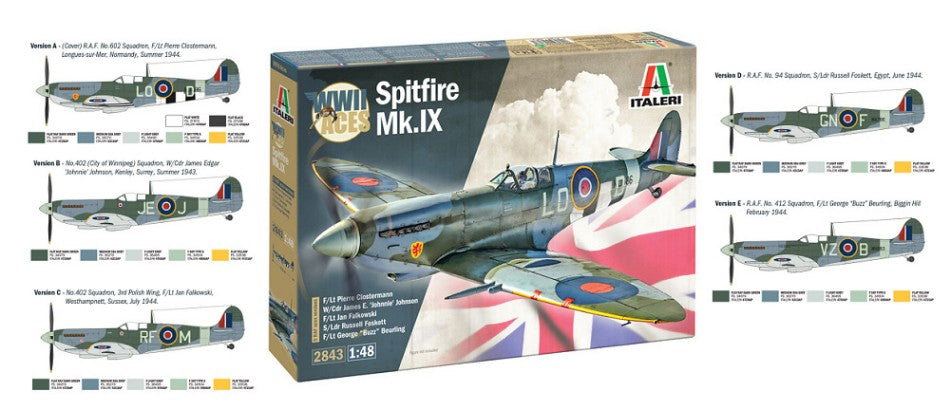 Spitfire Mk.ix Aces Kit – Italeri 1:48
