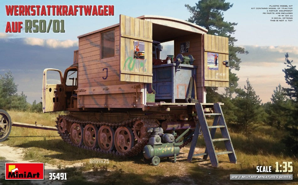 Werkstattkraftwagen Auf RSO/01 Kit – Miniart 1:35