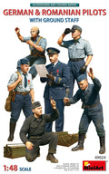 German & Romanian Pilots W/ground Staff Kit – Miniart 1:48