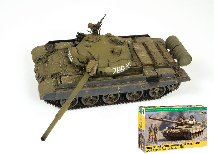 Soviet Main Battle Tank T-62M Kit – Zvezda 1:35