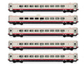 Fs Etr 460 Frecciabianca 5 Unit Pack Intermediate Coaches Ep.vi – Rivarossi 1:87
