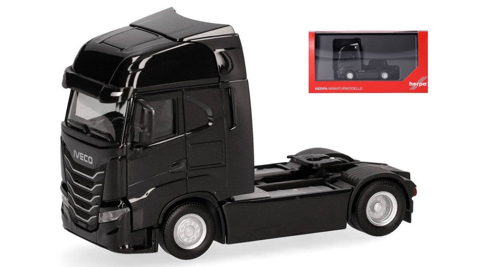 Iveco S-way (MY24) Motrice 2 Assi Nero – Herpa 1:87