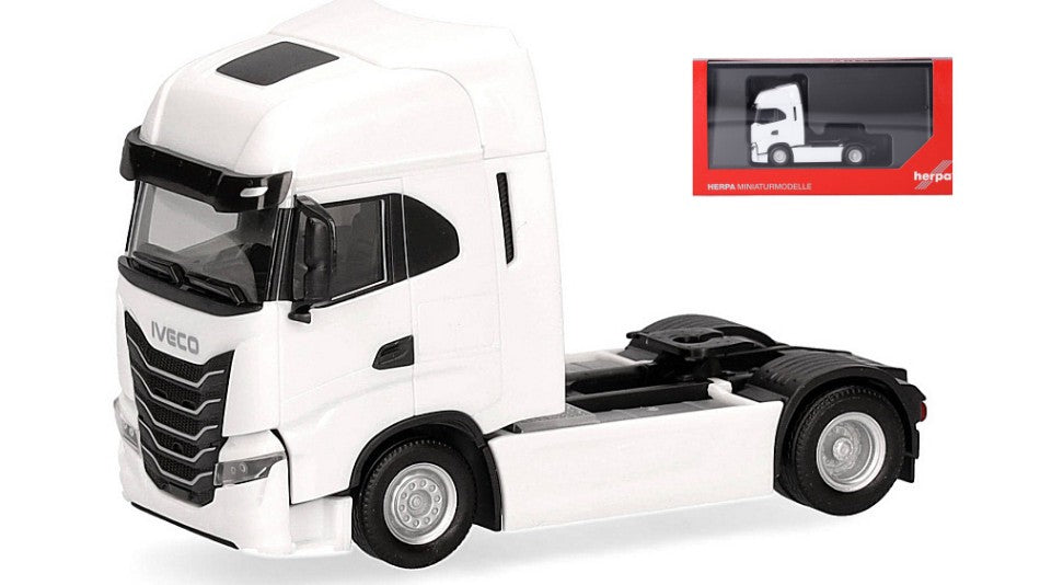 Iveco S-way (MY24) Motrice 2 Assi Bianco – Herpa 1:87