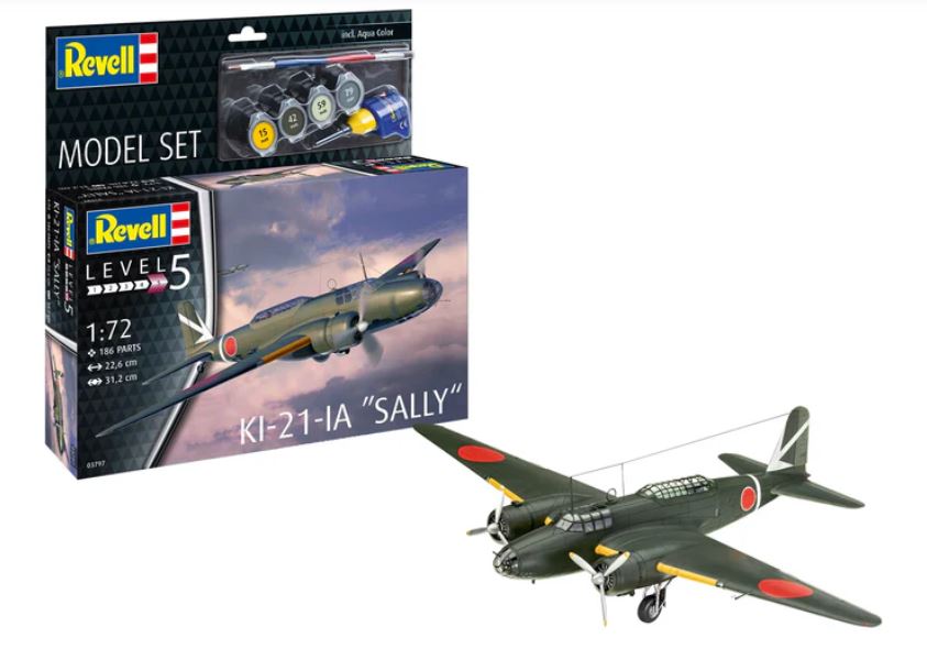 KI-21-IA "sally" Model Set Kit – Revell 1:72