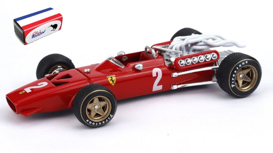 Ferrari 312 F1 Chris Amon 1967 N.2 GP Italia – Brumm 1:43