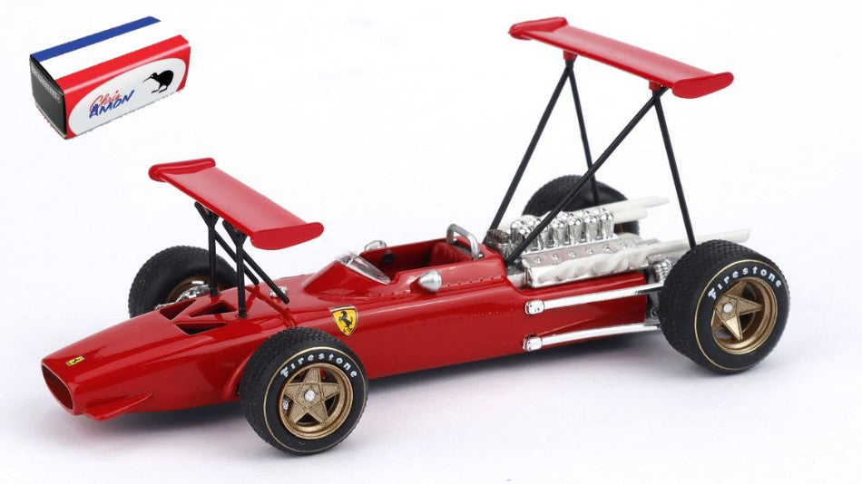 Ferrari 312 F1 Chris Amon 1969 Doppio Alettone Prove Modena – Brumm 1:43