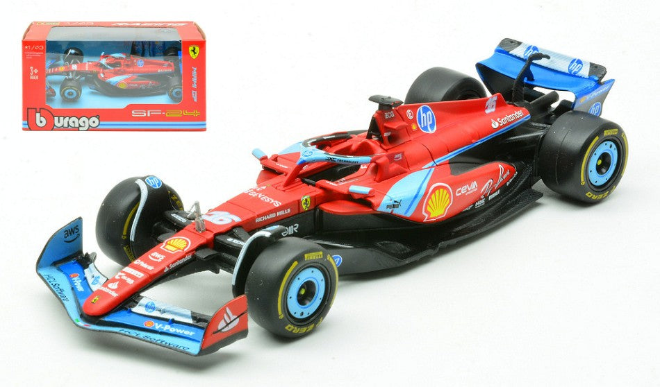 Ferrari SF-24 N.16 3rd Miami GP 2024 Charles Leclerc – Bburago 1:43