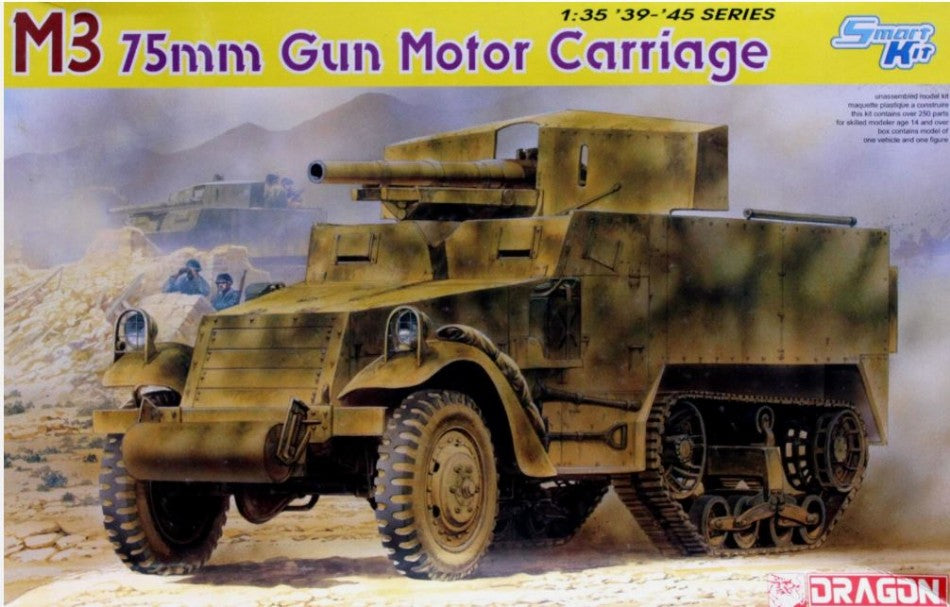 M3 75 Mm Gun Motor Carriage Smart Kit – Dragon 1:35