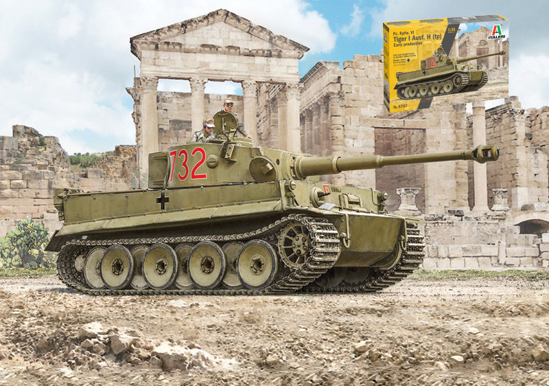 Pz. Kpfw. Vi Tiger I Ausf. E (tp) Early Production Kit – Italeri 1:35
