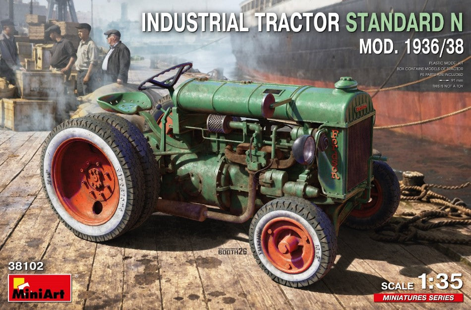 Industrial Tractor Standard N Mod.1936/38 Kit – Miniart 1:35