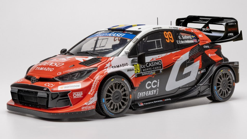 Toyota Gr Yaris N.99 RALLY1 Monte Carlo 2026 Solberg-edmondson – Ixo Model 1:18