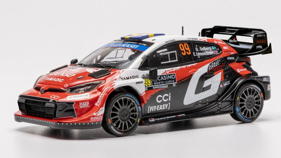 Toyota Gr Yaris N.99 RALLY1 Monte Carlo 2026 Solberg-edmondson – Ixo Model 1:43