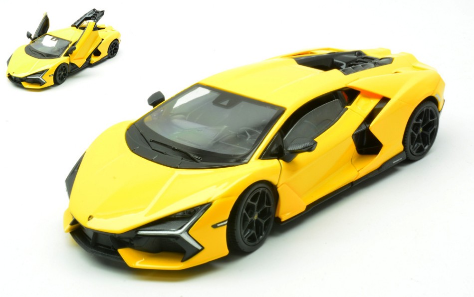 Lamborghini Revuelto Yellow – Welly 1:24