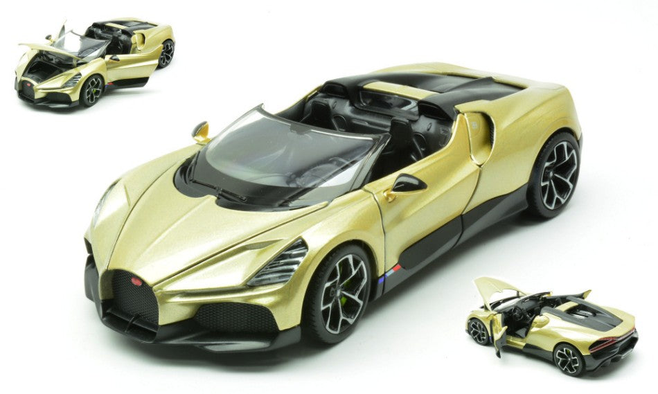 Bugatti W16 Mistral Gold – Welly 1:24