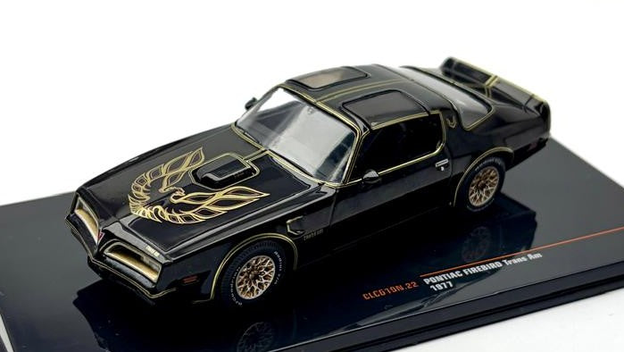Pontiac Firebird Trans Am 1977 Black – Ixo Model 1:43