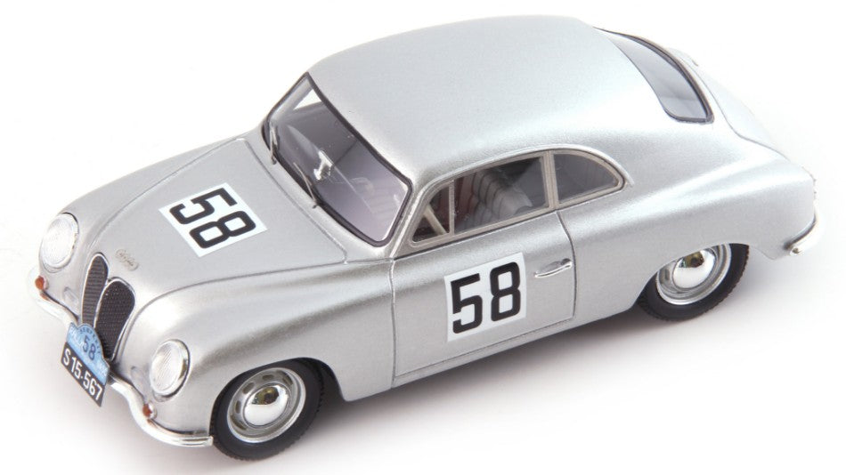 Dkw F91 Sportwagen "semperit Rally 57" 1954 Silver – Autocult 1:43
