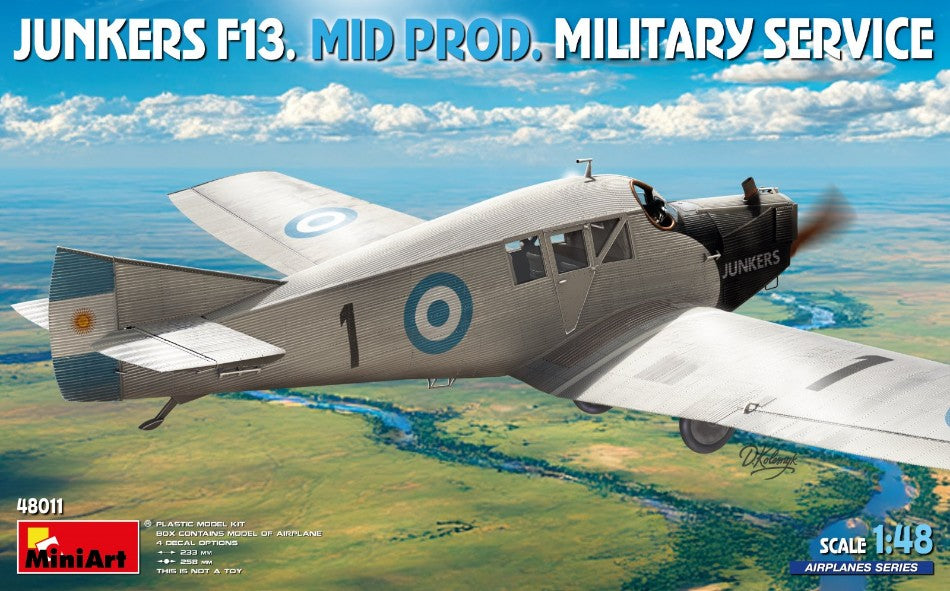Junkers F13 Mid Prod.military Service Kit – Miniart 1:48
