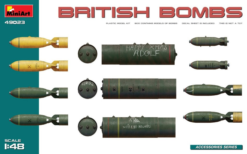 British Bombs Kit – Miniart 1:48