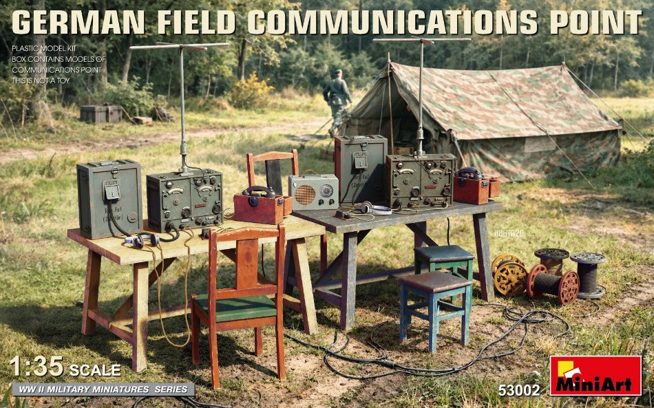 German Field Communications Point Kit – Miniart 1:35