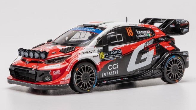 Toyota Gr Yaris N.18 RALLY1 Monte Carlo 2026 Katsuta-johnston – Ixo Model 1:43