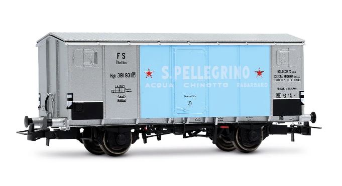 Fs 2 Axle Refrigerated Wagon "san Pellegrino" Ep.iii – Rivarossi 1:87