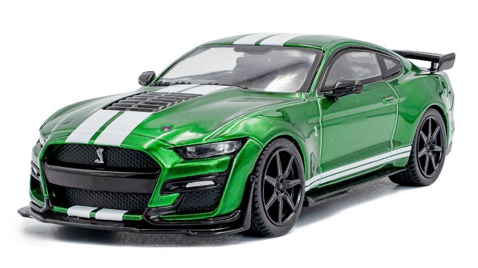 Shelby Mustang GT500 2020 Eruption Green Metallic W/white Stripes – Solido 1:43