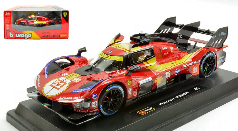 Ferrari 499P N.51 3rd Le Mans 2025 Pier Guidi-calado-giovinazzi – Bburago 1:24