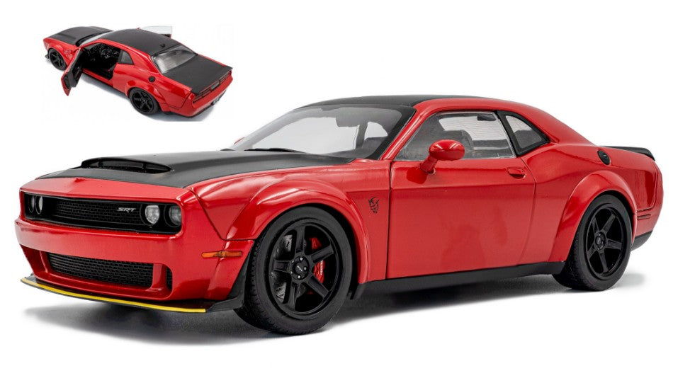 Dodge Challenger Demon 2023 Tor rosso 1:18 – Solido