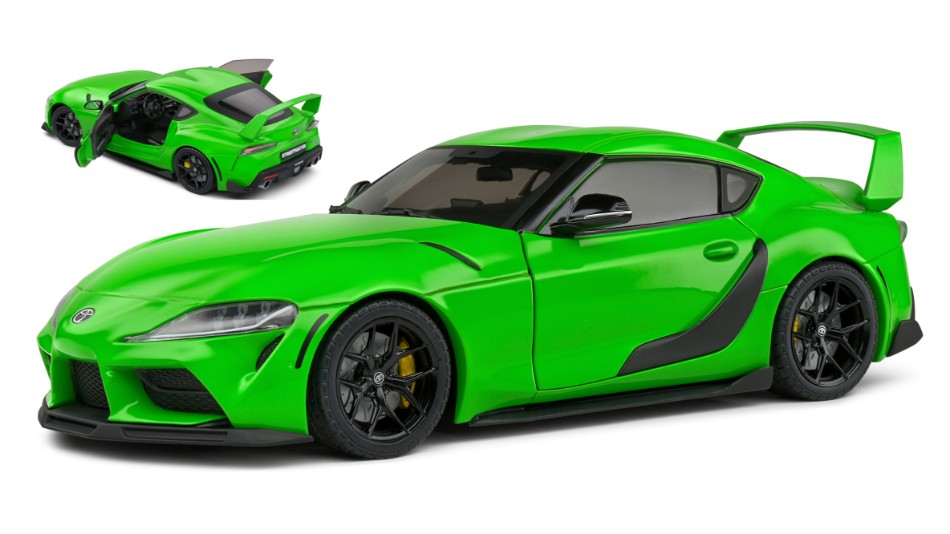 Toyota Gr Supra Solido Works 2023 Wasabi Custom 1:18 – Solido