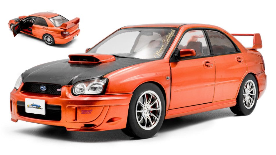 Subaru Impreza Wrx Sti 2003 Met.orange – Solido 1:18