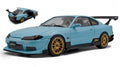 Nissan Silvia (S15) Spec-r Aero Solido Works 1999 Baby Blue – Solido 1:18