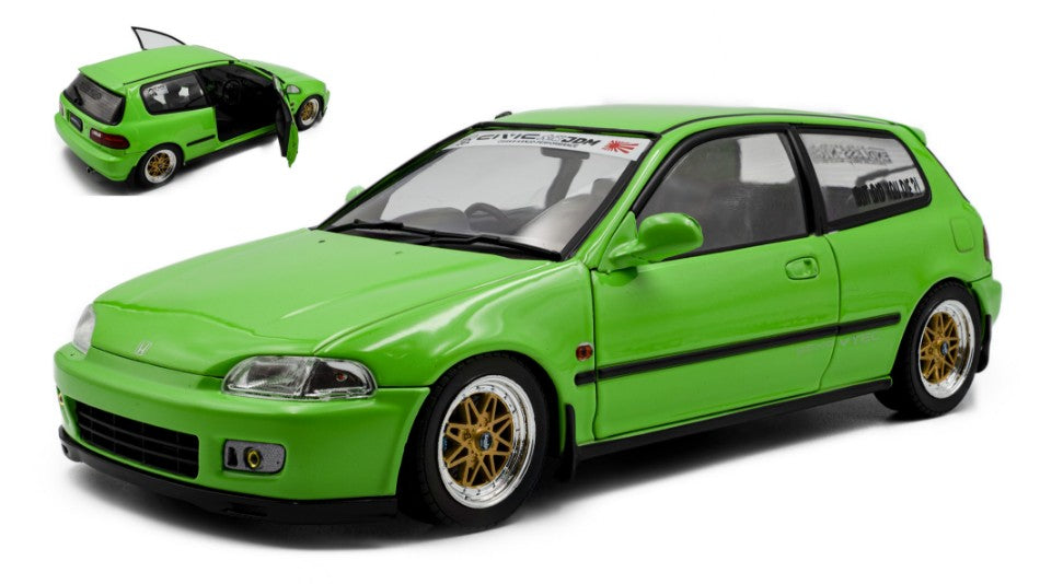 Honda Civic (Eg6) Solido Works 1991 Neon verde 1:18 – Solido