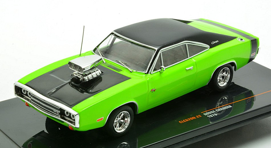 Dodge Charger R/t 1970 Light Green/black – Ixo Model 1:43