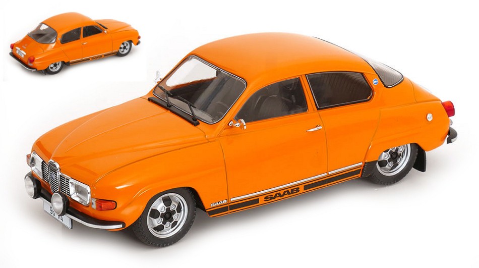 Saab 96 V4 1970 Orange – ModelCarGroup 1:18