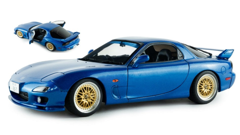 Mazda Rx7 Fd3S Innocent blu Mica 1999 1:18 – Solido
