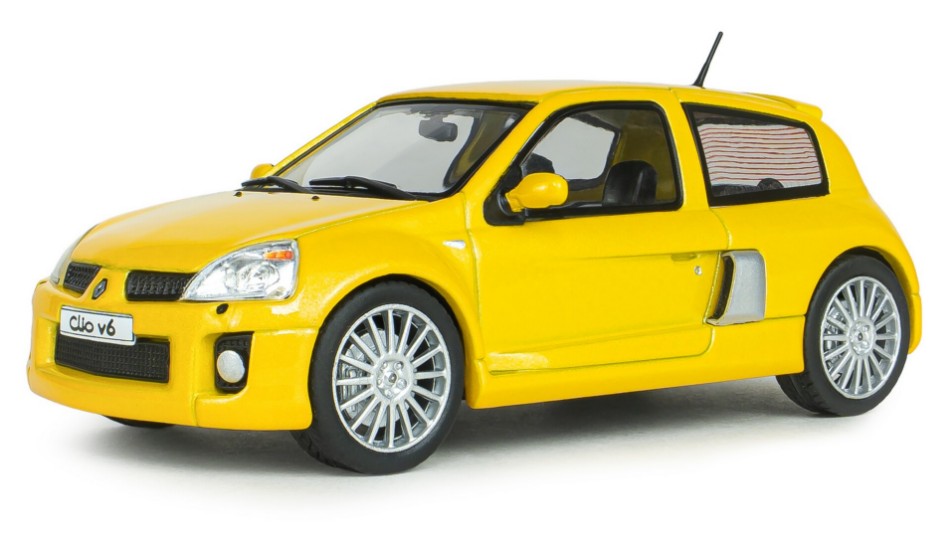 Renault Clio V6 PH.2 2003 Jaune Sirius – Solido 1:43