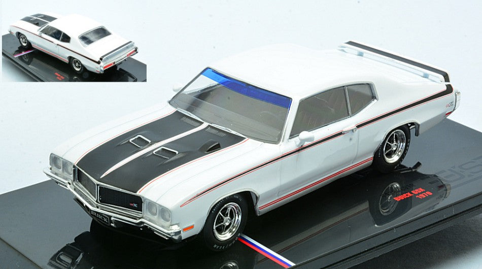 Buick Gsx 1970 White/black – Ixo Model 1:43