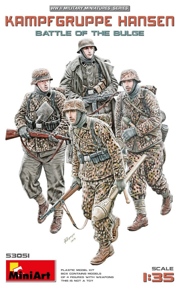 Kampfgruppe Hansen Battle Of The Bulge Kit – Miniart 1:35