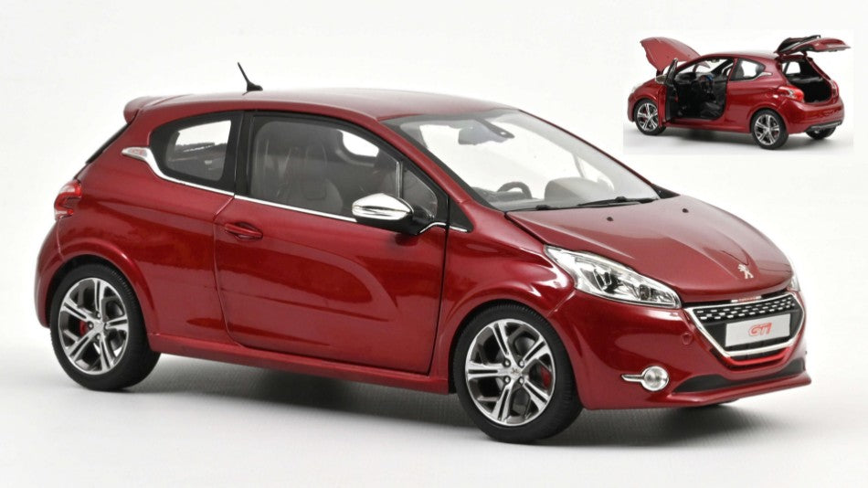 Peugeot 208 Gti 2013 Rubis rosso (Reprod) 1:18 – Norev