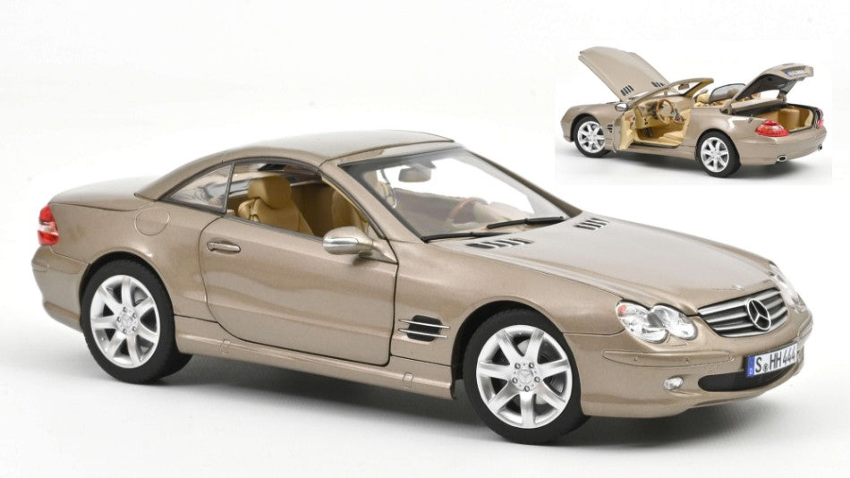 Mercedes Sl 500 2003 Beige 1:18 – Norev