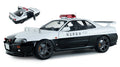 Nissan Skyline Gt-r (BNR34) Japanese Police White 1999 – Solido 1:18