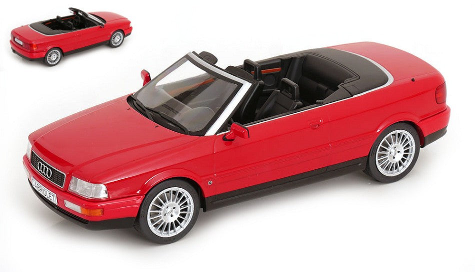 Audi Cabriolet 1991 Red – ModelCarGroup 1:18